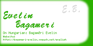 evelin bagameri business card