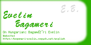 evelin bagameri business card